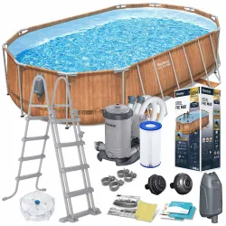 Piscina fuori terra con struttura in acciaio 610 x 366 x 122 cm 13in1 Bestway 56719N