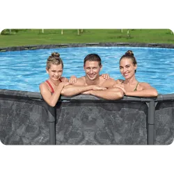 Perfetto per il relax, piscina 549 x 132 cm per il giardino