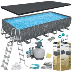 Bestway 561KG Piscina da Giardino 732 x 366 x 132 cm 11in1