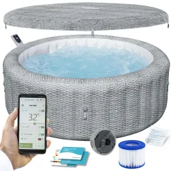SPA Gonfiabile Lay-Z Bali Grey 6 persone Bestway 6001N