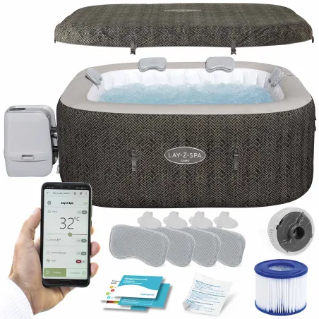 SPA Gonfiabile Lay-Z Cabo per 6 persone con seduta confortevole e materiale resistente