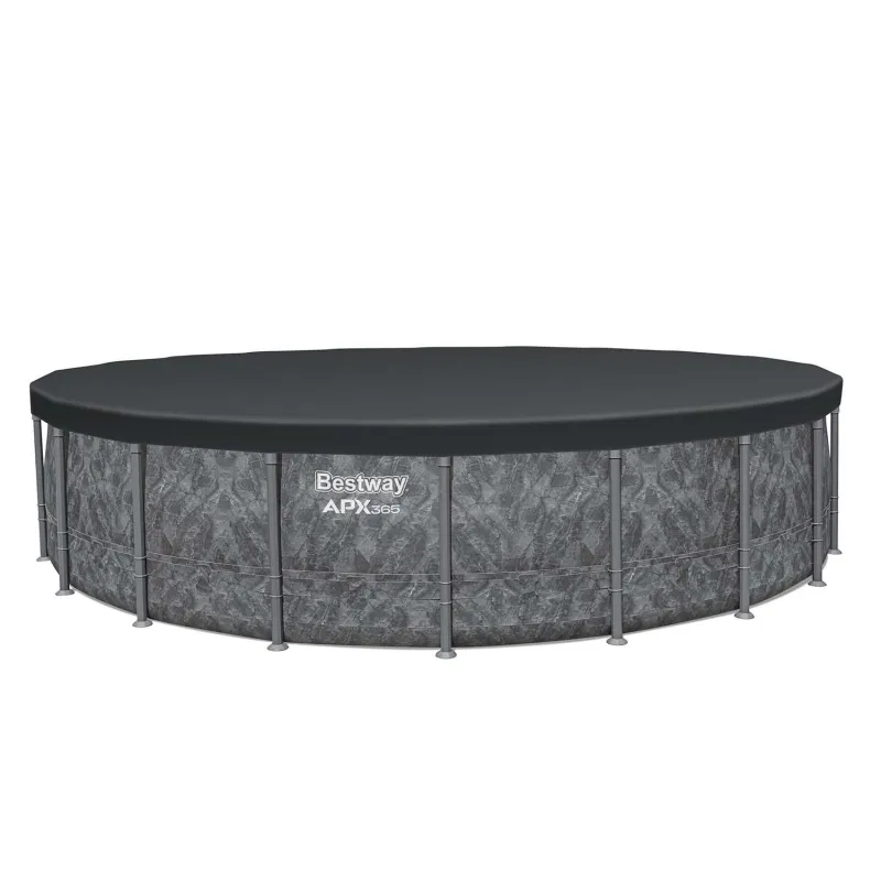 Facile da montare piscina da giardino 610x132 cm, ottima per i bambini