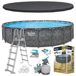 Bestway 561JZ Piscina con Struttura 671 x 132 cm 11-in-1