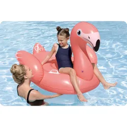 Materasso gonfiabile rosa a forma di fenicottero 138 x 107 cm Bestway 41525
