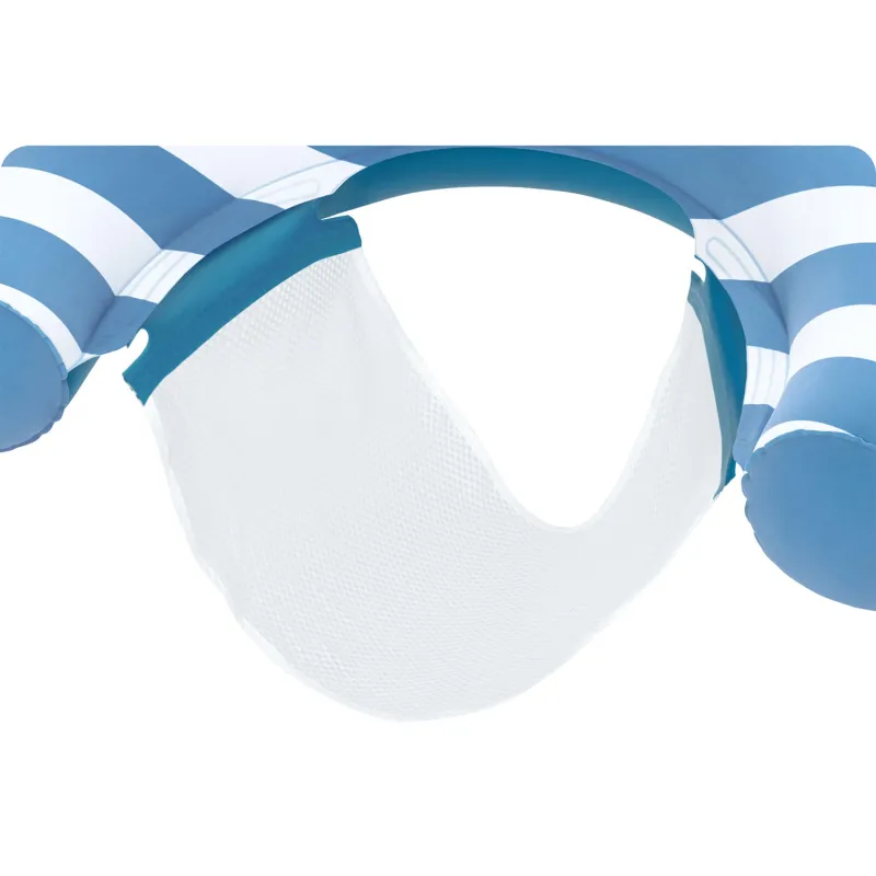 Poltrona gonfiabile Comfort Plush blu, perfetta per il relax in acqua