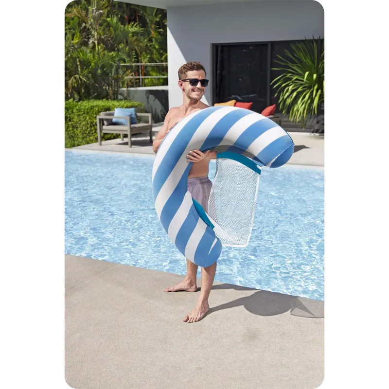 Poltrona gonfiabile Comfort Plush in materiale resistente, antiurto
