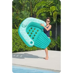 Poltrona gonfiabile Comfort Plush Pro, elegante e comoda per l'estate