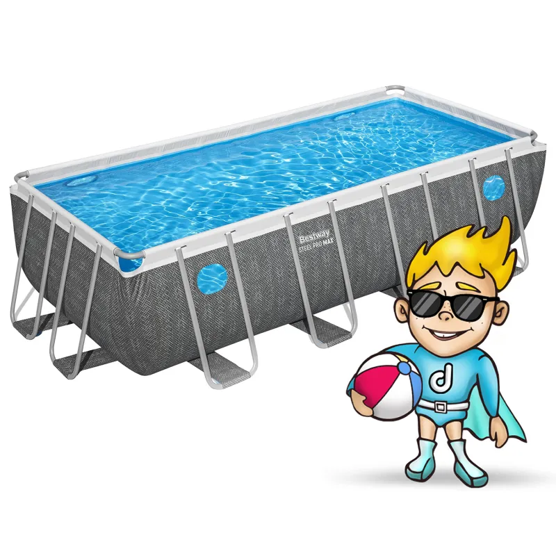 Piscina Bestway 561MB 488 x 244 x 122 cm blu per il giardino
