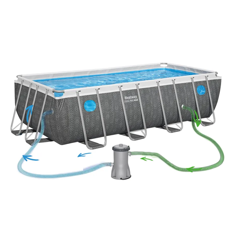 Piscina Bestway 561MB 488 x 244 x 122 cm facile da montare per l'estate