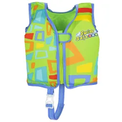 Bestway 32176 Giubbotto di Nuoto Verde S/M Bambini