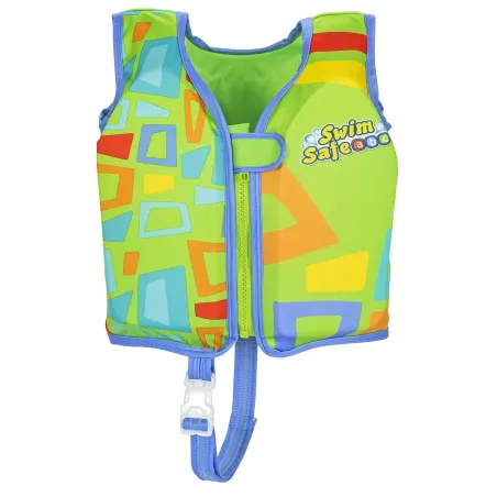 Giubbotto di nuoto verde per bambini M/L Bestway 32177, sicuro e comodo per i più piccoli
