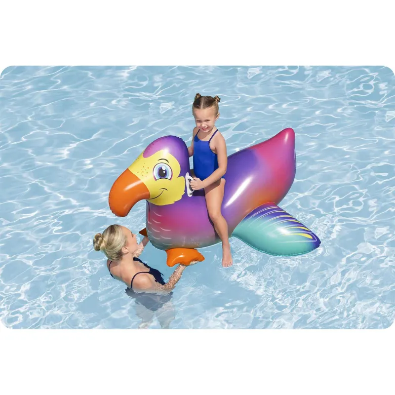 Materasso gonfiabile tucano 141cm, realizzato in materiale resistente, sicuro per i bambini