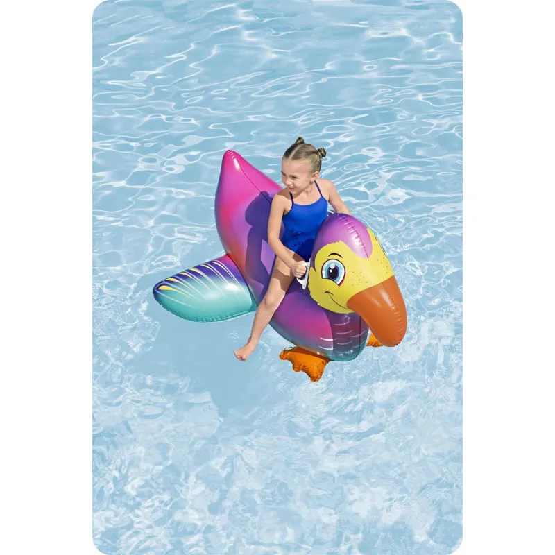 Materasso gonfiabile da nuoto tucano 141cm, ideale per l'uso in giardino o in vacanza