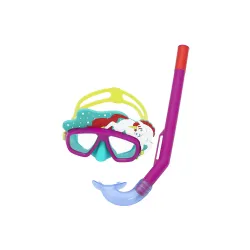 Set di immersione rosa per bambini, perfetto per la spiaggia