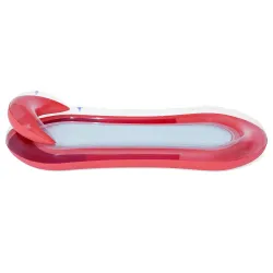 Materasso gonfiabile rosso per il nuoto Bestway 43103, perfetto per rilassarsi in giardino o in piscina