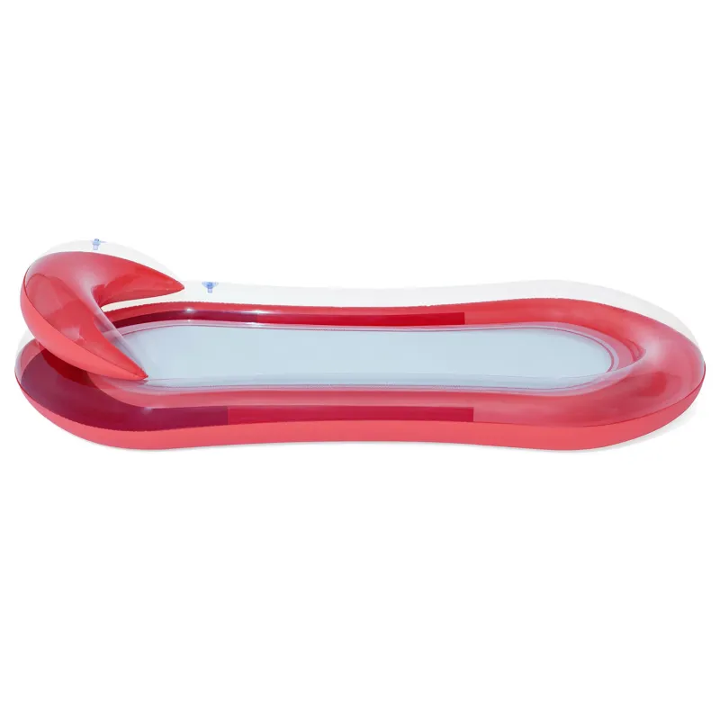 Materasso gonfiabile rosso per il nuoto Bestway 43103, perfetto per rilassarsi in giardino o in piscina