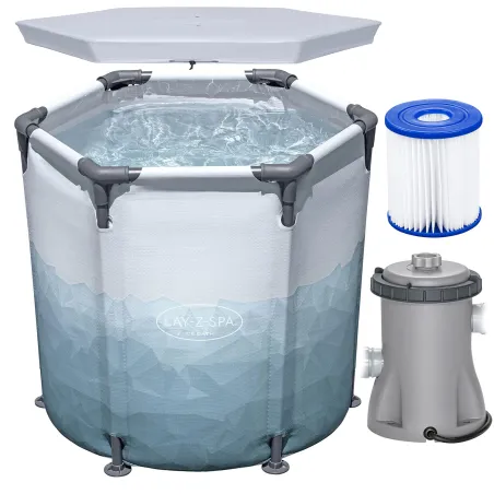 Vasca ghiacciata 253L, perfetta per il relax in acqua, piscina da giardino