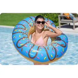 Ideale per il divertimento in giardino o in piscina, anello blu 107cm