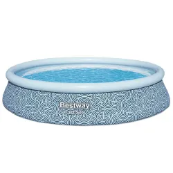 Piscina da Giardino 396 x 84 cm, ideale per le giornate estive, per rilassarsi in giardino