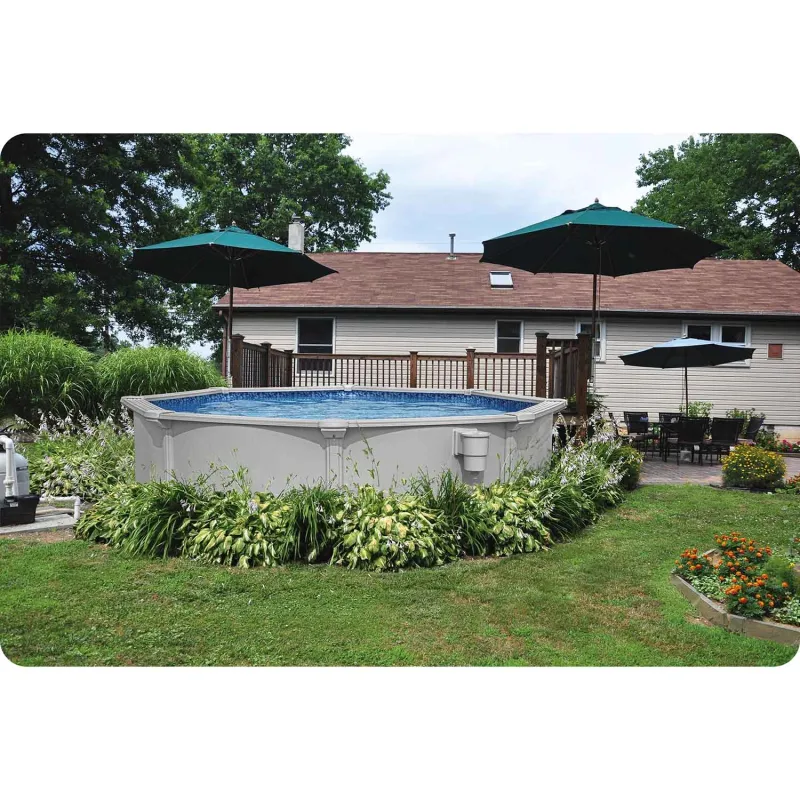 Piscina da giardino blu 305 x 122 cm, perfetta per il relax all'aperto
