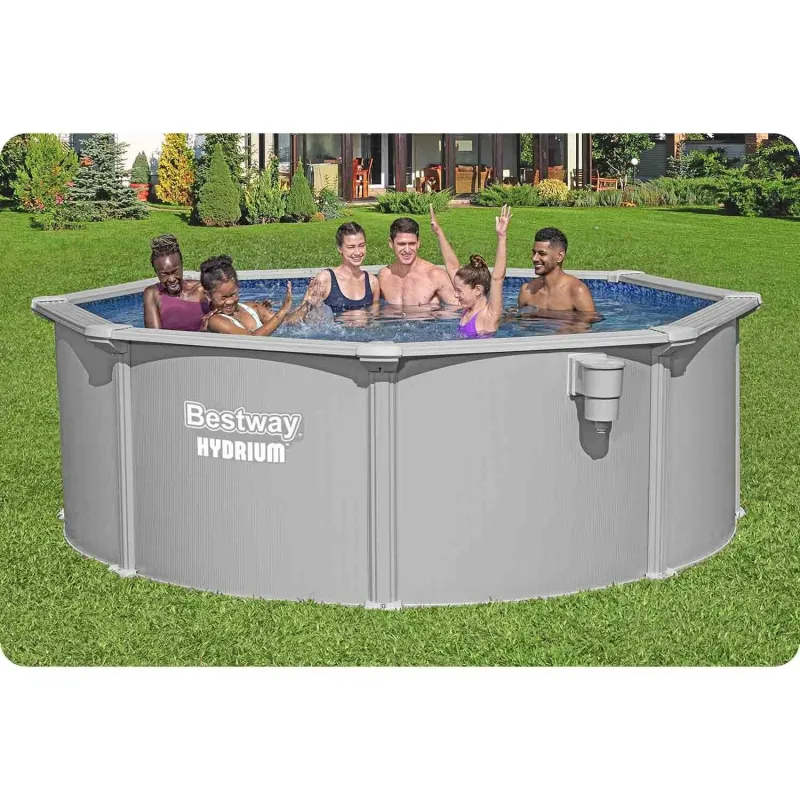 Piscina da giardino 305 x 122 cm, perfetta per divertimento in famiglia