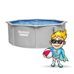 Piscina da giardino per tutta la famiglia 366 x 122 cm Bestway 56574