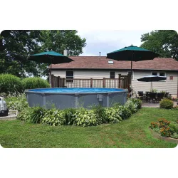Piscina da Giardino 488 x 132 cm, elegante e funzionale per spazi esterni