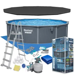 Bestway 561CS Piscina da Giardino 549 x 132 cm, perfetta per l'uso all'aperto