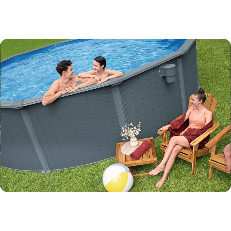 Perfetto per feste estive, la piscina da giardino 549 x 132 cm è indispensabile