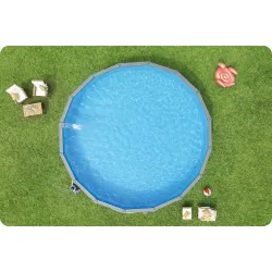 Piscina da Giardino 732 x 132 cm, design a pannelli, ideale per uso continuo