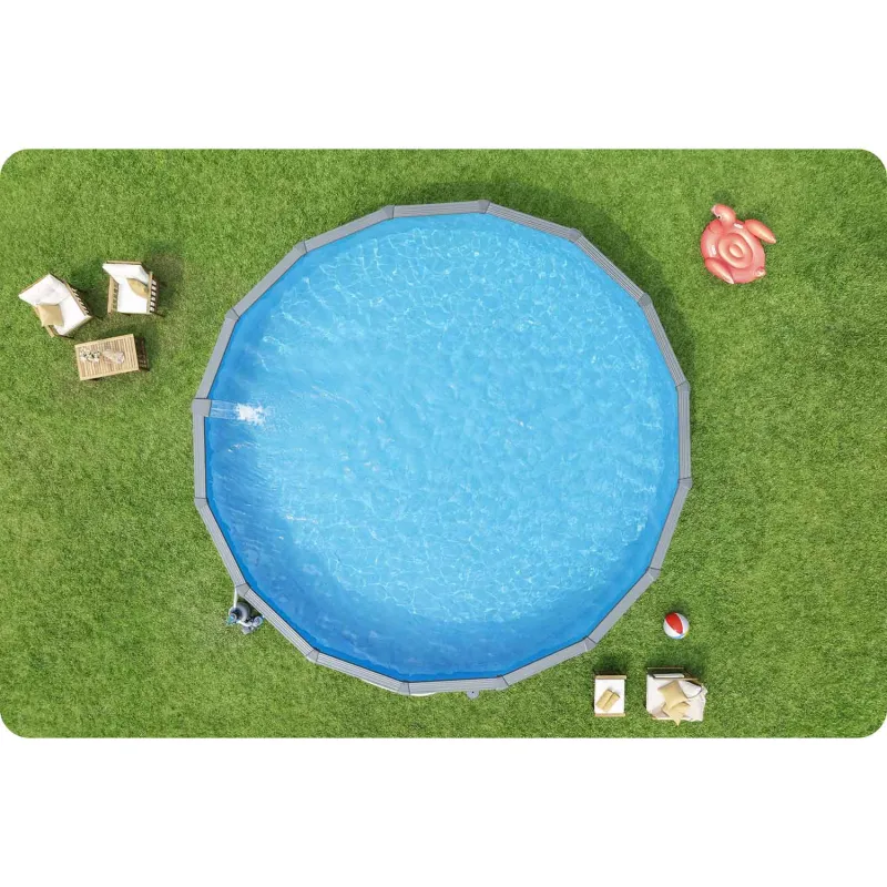 Piscina da Giardino 732 x 132 cm, design a pannelli, ideale per uso continuo