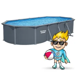 Piscina da giardino elegante 732x366x132 cm in pannelli Bestway 561CW