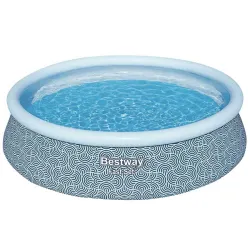 Piscina da giardino blu 457 x 107 cm, perfetta per il relax all'aperto