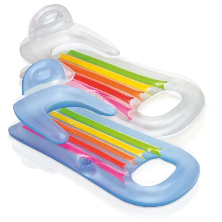 Materasso e poltrona 2 in 1 blu, gioco acquatico INTEX 58802