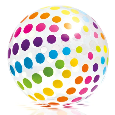 Grande pallone da spiaggia gonfiabile 107 cm, colori vivaci per il divertimento