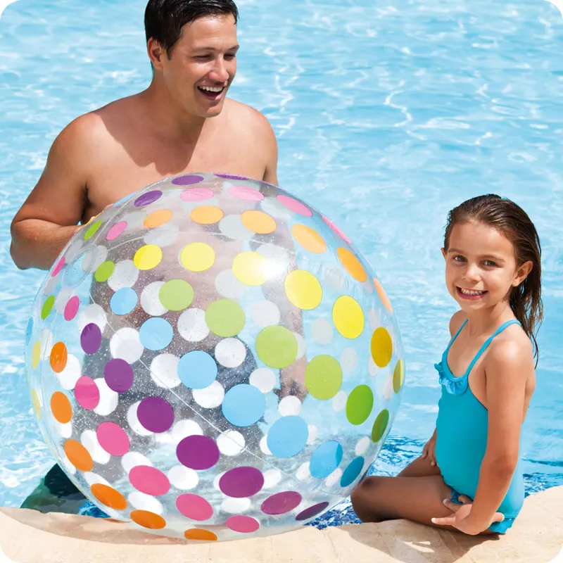 Pallone gonfiabile da spiaggia 107 cm, perfetto per il divertimento in giardino