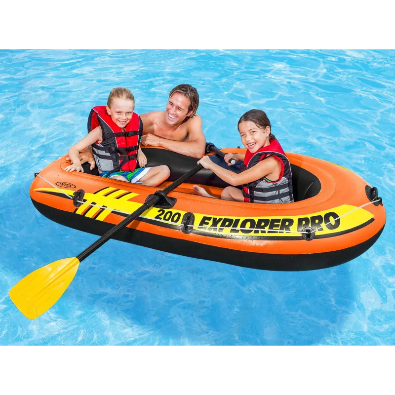 Barca gonfiabile Intex Explorer PRO 200, ideale per il giardino o il mare
