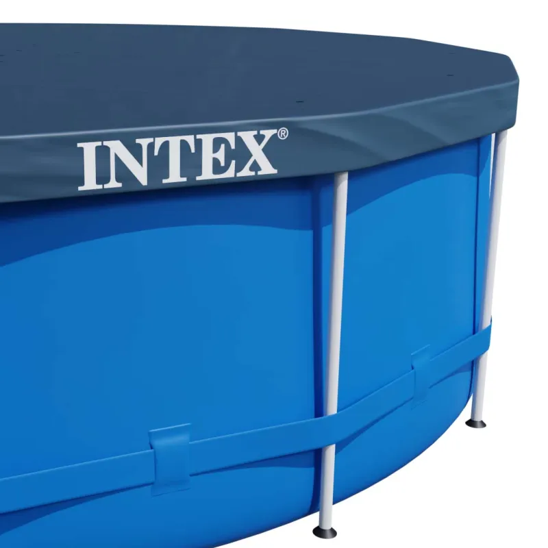 Piscina con telaio 366 x 76 cm, perfetta per famiglie con bambini, sicura e divertente
