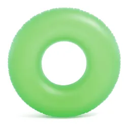 Ciambella da nuoto gialla Neon, perfetta per le giornate in spiaggia