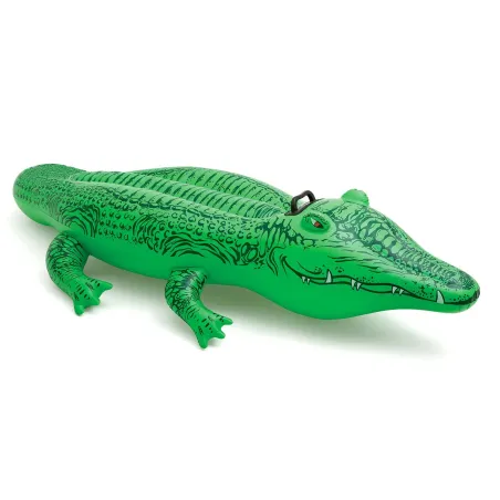 Galleggiante gonfiabile coccodrillo 168 x 86 cm, gioco acquatico INTEX 58546