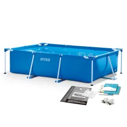 Piscina da giardino con struttura 220 x 150 x 60 cm INTEX 28270
