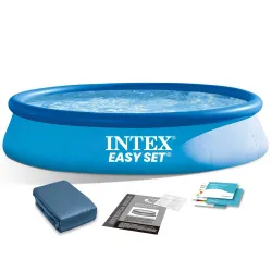 Piscina gonfiabile da giardino 305 x 76 cm set 2-in-1 INTEX 28120