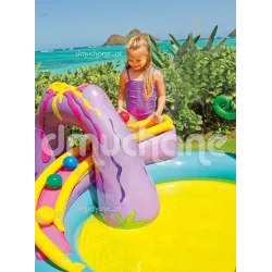 Centro giochi gonfiabile dinozauri, adatto a bambini di tutte le età