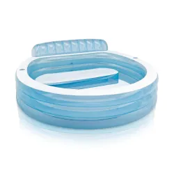 Piscina Gonfiabile con Panchina 229 x 218 x 79 cm INTEX 57190