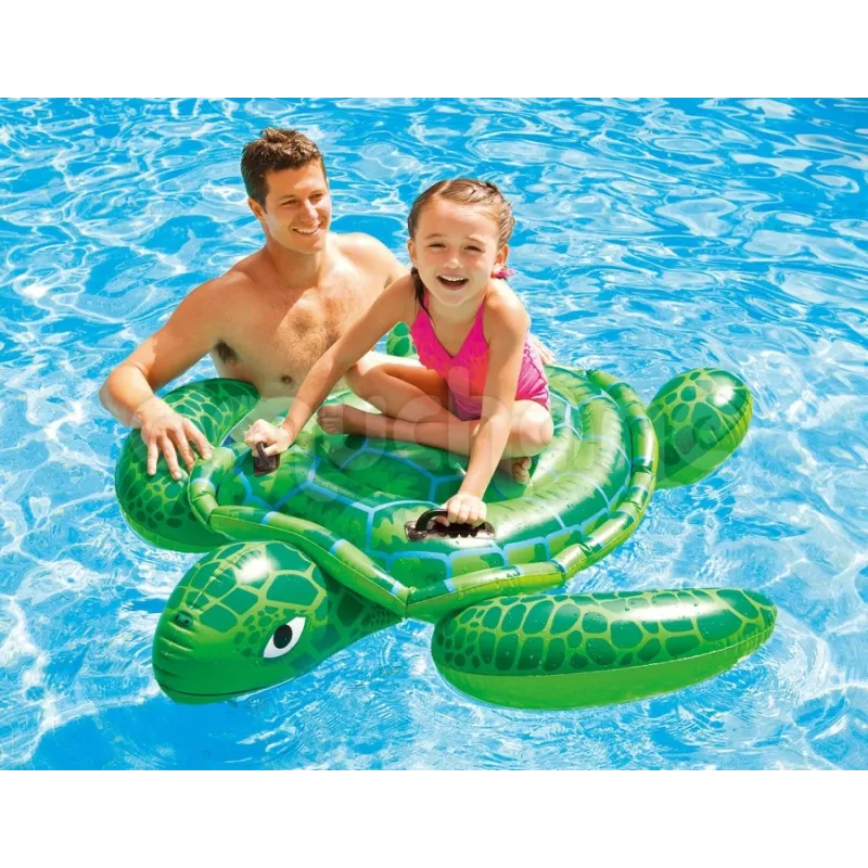 Giocattolo da nuoto tartaruga verde, perfetto per il divertimento in piscina