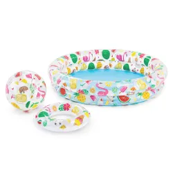 Piscina Gonfiabile Anello e Pallone Set 122 x 25 cm INTEX 59460