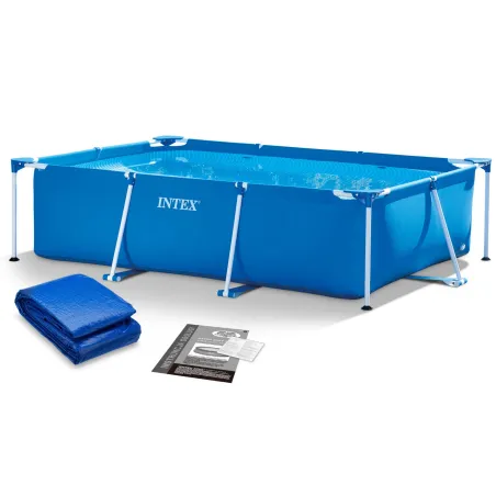 Piscina da giardino 300 x 200 x 75 cm con struttura set 2in1