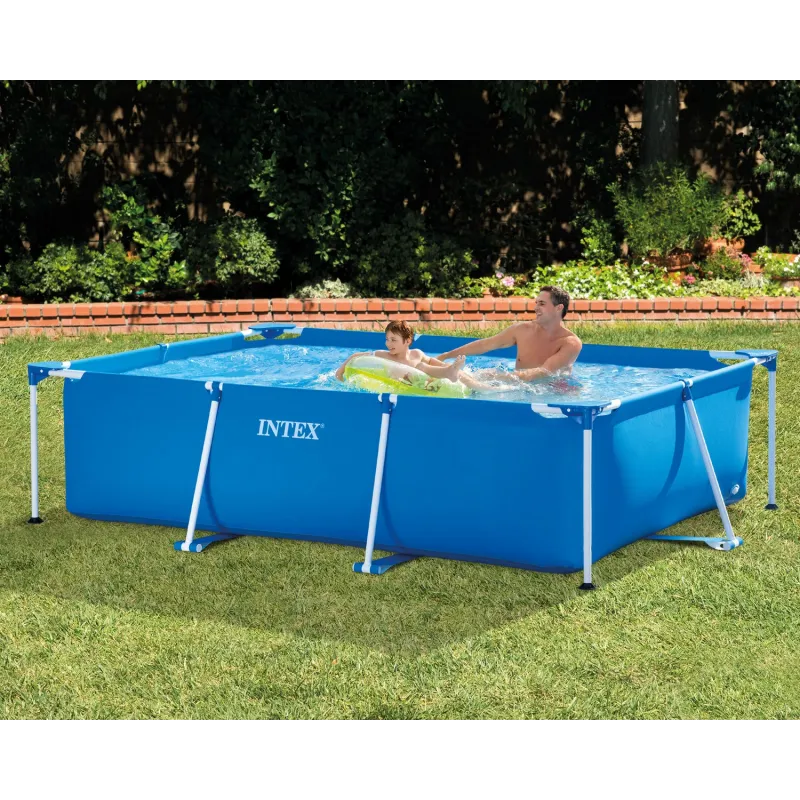 Piscina da giardino con struttura resistente 300 x 200 x 75 cm