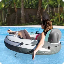 Anello da nuoto 135 cm, ottimo per i bambini, Intex 56825