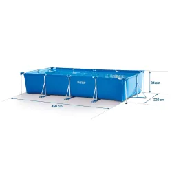 Piscina da giardino 450 x 220 x 84 cm ideale per le giornate estive all'aperto